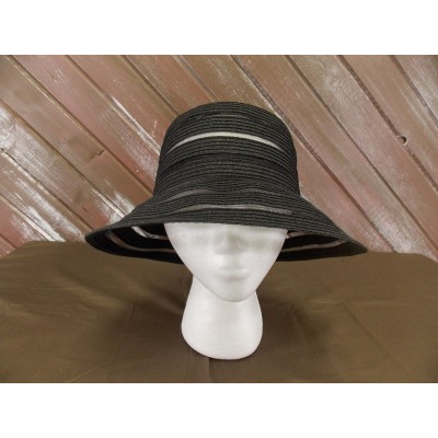 Nine West Bucket Hat  Woven Black Airy Light 's Size S/M  eb-92430475